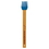 Custom Silicone Baster with Bamboo Handle - Blue, 11 3/4" L x 1 1/2" W x 1/4" Thick, Price/piece
