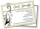 Custom Wedding Enclosure Card (5