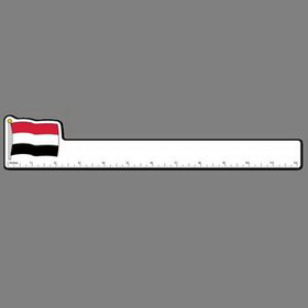 12" Ruler W/ Flag of Yemen