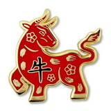 Blank Chinese Zodiac Pin - Year of the Ox, 1