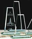 Custom Jade Glass Tower Award (5