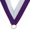 Blank Purple/White Grosgrain Neck Ribbon (32"x7/8"), Price/piece