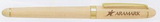 Custom Maplewood Ballpoint Pen With Gold Trim