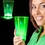 Custom Green Neon Plastic LED Tumblers - 12 Ounce, Price/piece