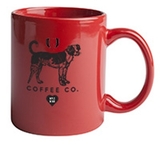 Custom 11 Oz., Vitrified C-Handle Mug (Red)