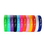 Custom Screen Printed Silicone Bracelets, 8" L x 1/2" W x 1/16" H, Price/piece