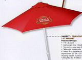 Custom Telescopic Aluminum Market Umbrella (7')