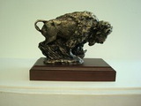Custom Running Buffalo Sculpture (7 1/2