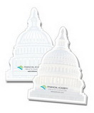 Custom Stik-On Capitol Dome Shape Adhesive Note Pad - 3.75