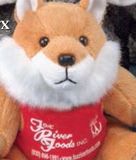 Custom GB Brite Plush Beanie Stuffed Fox