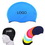 Custom Silicone Swimming Cap, 9" L x 7 1/2" W, Price/piece