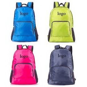 Custom Waterproof Folding Backpack, 16 1/2" L x 12" W x 6 5/16" H