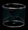 4 1/16"x3 7/16" Blank Small Crystal Clear Cylinder, Price/piece