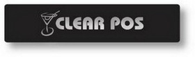 .010 Clear Gloss Custom Lexan Nameplate (16 sq/in) Spot Color Imprint, 0.01" Thick