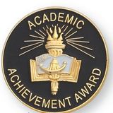 Blank Scholastic Award Pin (Academic Achievement Award), 1