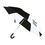 Custom The 41" Auto Open Folding Umbrella with Hook Handle, Price/piece
