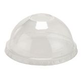 Blank 6 Oz. Clear Plastic Dome Lid