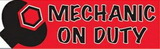 Blank 10' Multi-Colored Vinyl Message Banner (Mechanic on Duty)