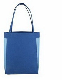 Custom Tote Bag W/ Side Mesh (6-3/4"x3-3/4"x8")