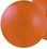 Blank 12" Inflatable Solid Orange Beach Ball