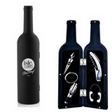 Custom 5 Piece Wine Tool Set In Bottle - Screen Imprinted, 12 3/4