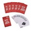 Custom Bridge Size Full Color Printed Playing Cards, 3 1/2" L x 2 1/4" W, Price/piece