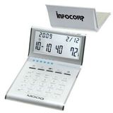 Custom Aluminum Slim Line Calculator/ Clock with Date and Temperature