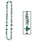 Custom Happy St. Patrick's Day Beads-of-Expression Necklace