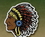 Custom Indian Head W/ Headdress Magnet - 5.1-7 Sq. In. (30MM Thick), Price/piece