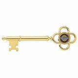 Custom Gold Polished Key W/1