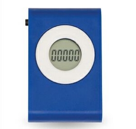 Custom Rectangular Pedometer, 2.25" W X 1.5" H X 0.5" D