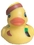 Custom Rubber Reggae Duck, 3 1/4" L x 3" W x 3" H, Price/piece
