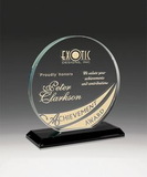 Custom Natrona Colored Glass Award, 6