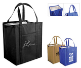 Custom Non Woven Large Insulated Tote Bag w/ Zipper - Spot Printed (13
