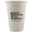 Custom 16 Oz. Economy White Plastic Cup, Price/piece