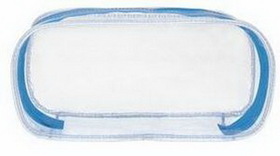 Custom Transparent Oval Shaped Bag (8"x2"x4")