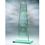 Custom Obelisk Jade Glass Award - Small (Screened), Price/piece