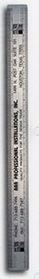 Custom 18-1/4"x1-1/2" Spring Tempered Stainless Steel Architectural Ruler(2 Sided)