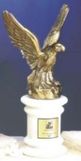 Custom Metal Cast Bronze Eagle Award w/ Marble Base (10