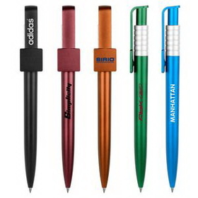 Custom Colorful Series Plastic Ballpoint Pen, 5.79" L x 0.43" W