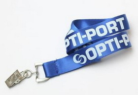 Custom Royal Blue Nylon Lanyards 3/4" (20Mm)