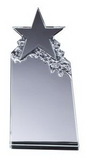 Custom Outshine Optic Crystal Star Trophy- 6 1/2