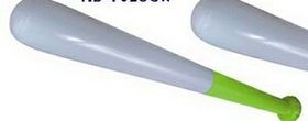 Custom 28" White / Lime Green Inflatable Baseball Bat