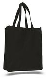 12 Oz. Colored Canvas Book Tote Bag w/ Full Gusset - Blank (14