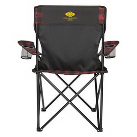 Custom Northwoods Folding Chair With Carrying Bag, 32" W x 34" H x 20" D