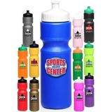 Custom 28 oz Larger Push Cap Plastic Water Bottle sports drinkware, 2.8