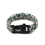 Custom Survival Bracelet With Whistle Paracord, 9