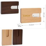 Custom Wooden Business Card Box, 4.02