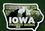 Custom Iowa - Magnet 2.8 Sq. In. & 15 MM Thick, 2" W x 1.4" H x 15mm Thick, Price/piece