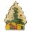 Custom Christmas/Holiday Tree Lapel Pin, 1 1/2" L X 1 1/8" W, Price/piece